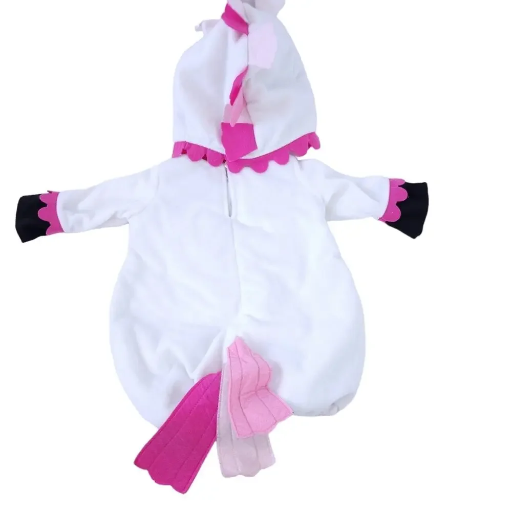 Pottery Barn Kids Unicorn Halloween Costume 6-12 Months White Pink Two Piece - Picture 3 of 3